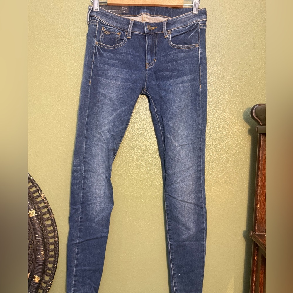 Armani Exchange Dark Blue Skinny Jeans